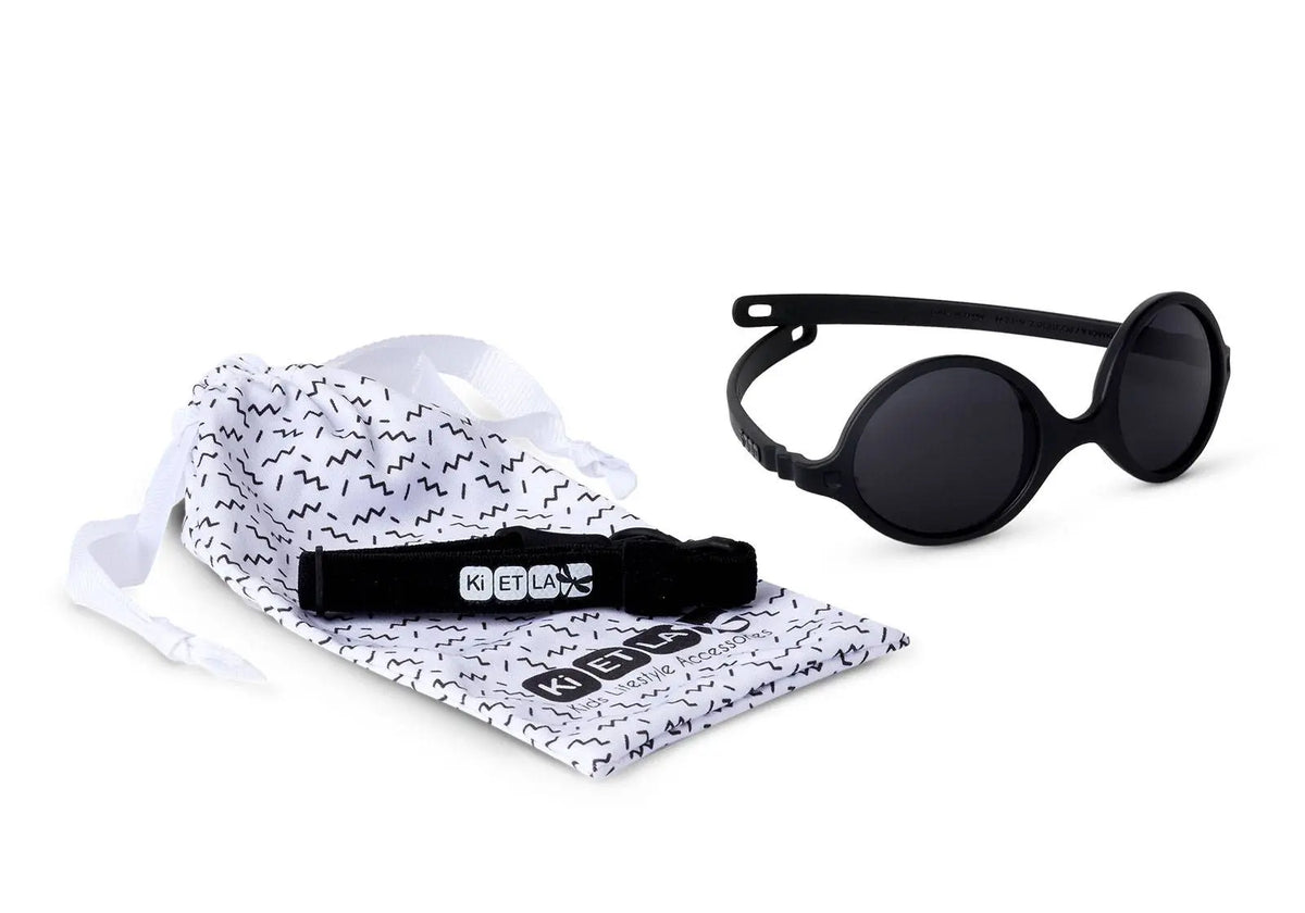 Lunettes de soleil Sun Baby 0-1 an KI ET LA - Noir cat 4 - Lilinappy
