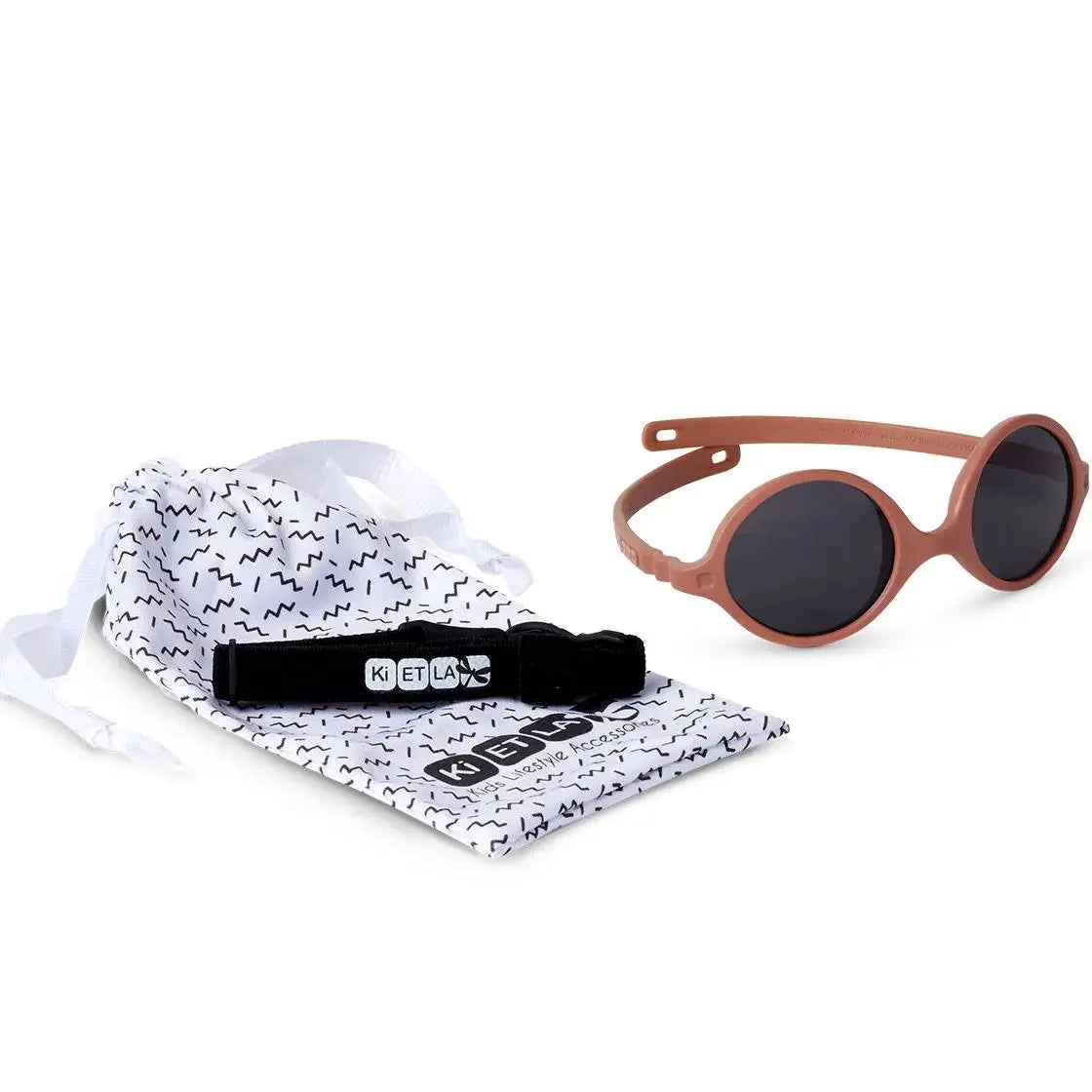 Lunettes de soleil Sun Baby 0-1 an KI ET LA - Terracotta - Lilinappy