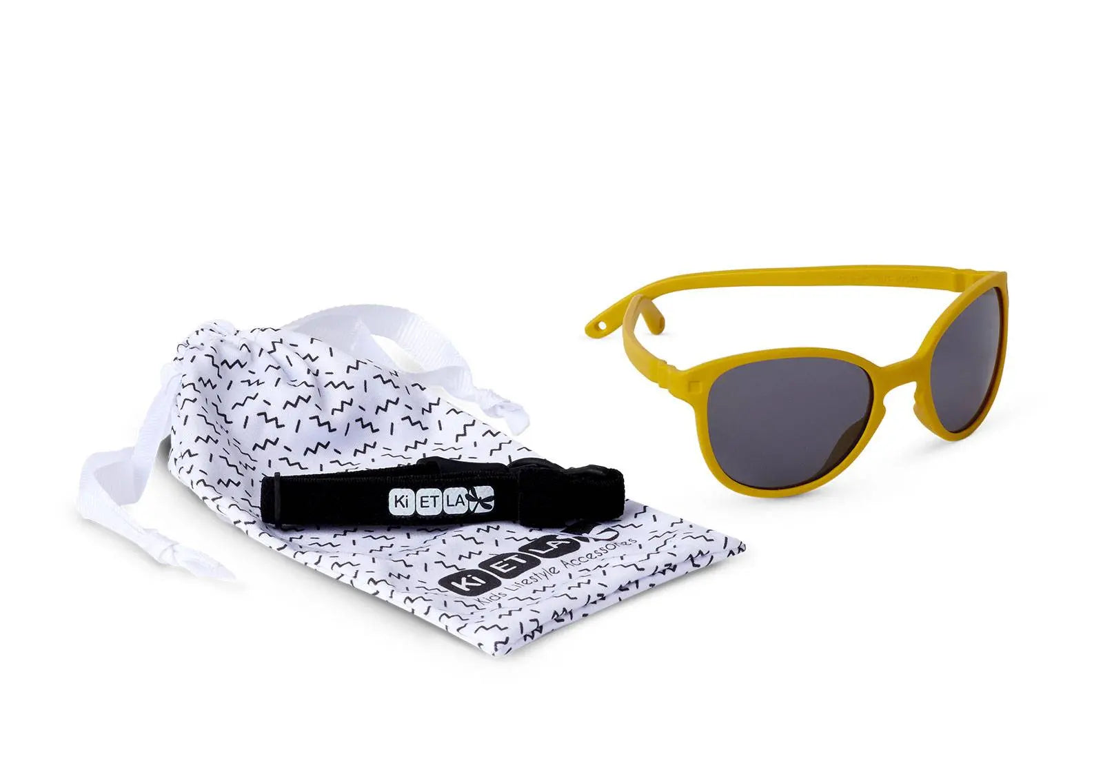 Lunettes de soleil Little Kids WAZZ KI ET LA - Moutarde - Lilinappy
