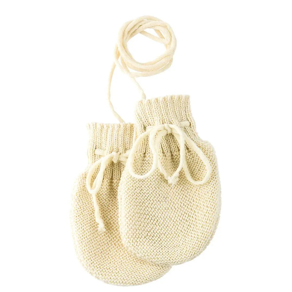 Moufles en laine pour bébé Disana - Naturel - Lilinappy