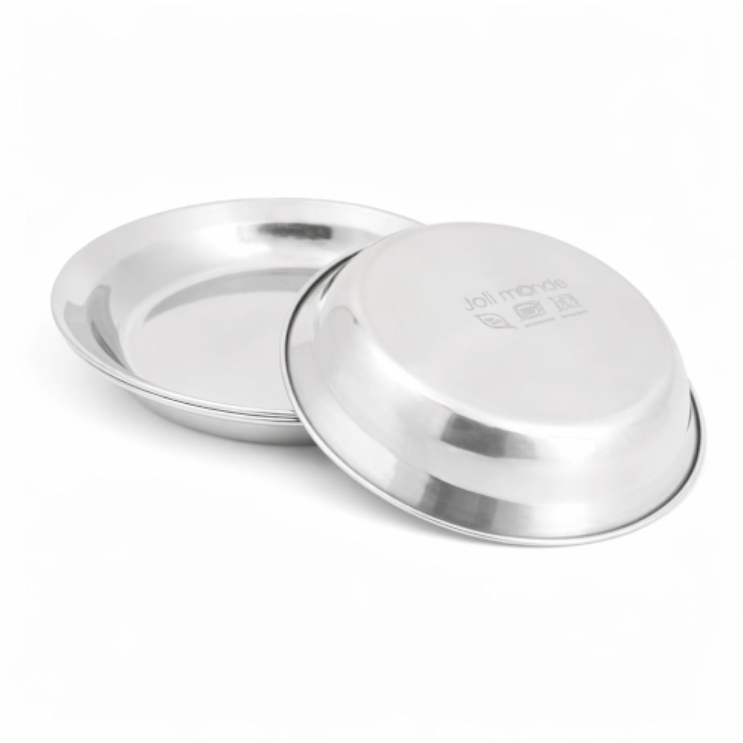Assiette enfant inox zéro plastique Joli Monde