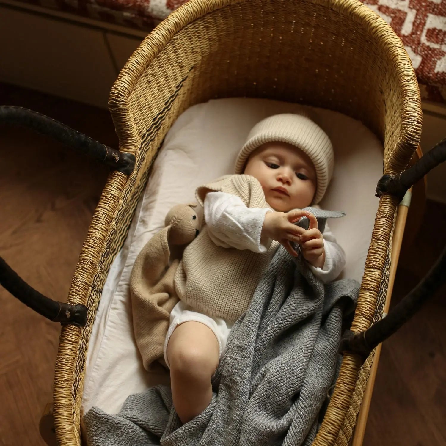 Gilet bébé en laine mérinos Harvey HVID 