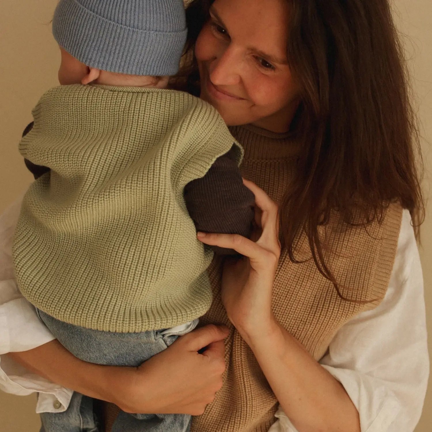 Gilet bébé en laine mérinos Harvey HVID 