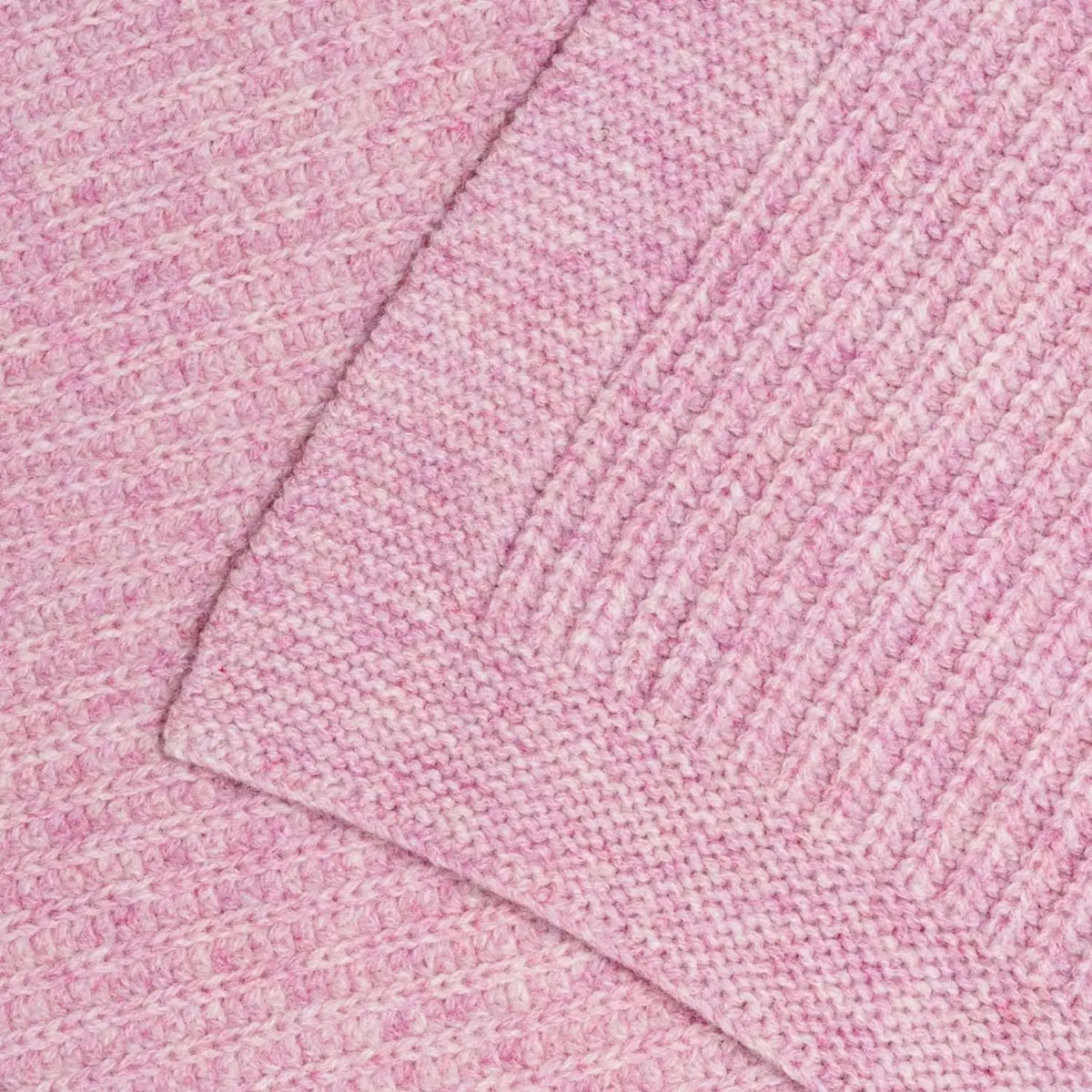 Couverture bébé Kiki en laine d’agneau mérinos Hvid – Rose Candy