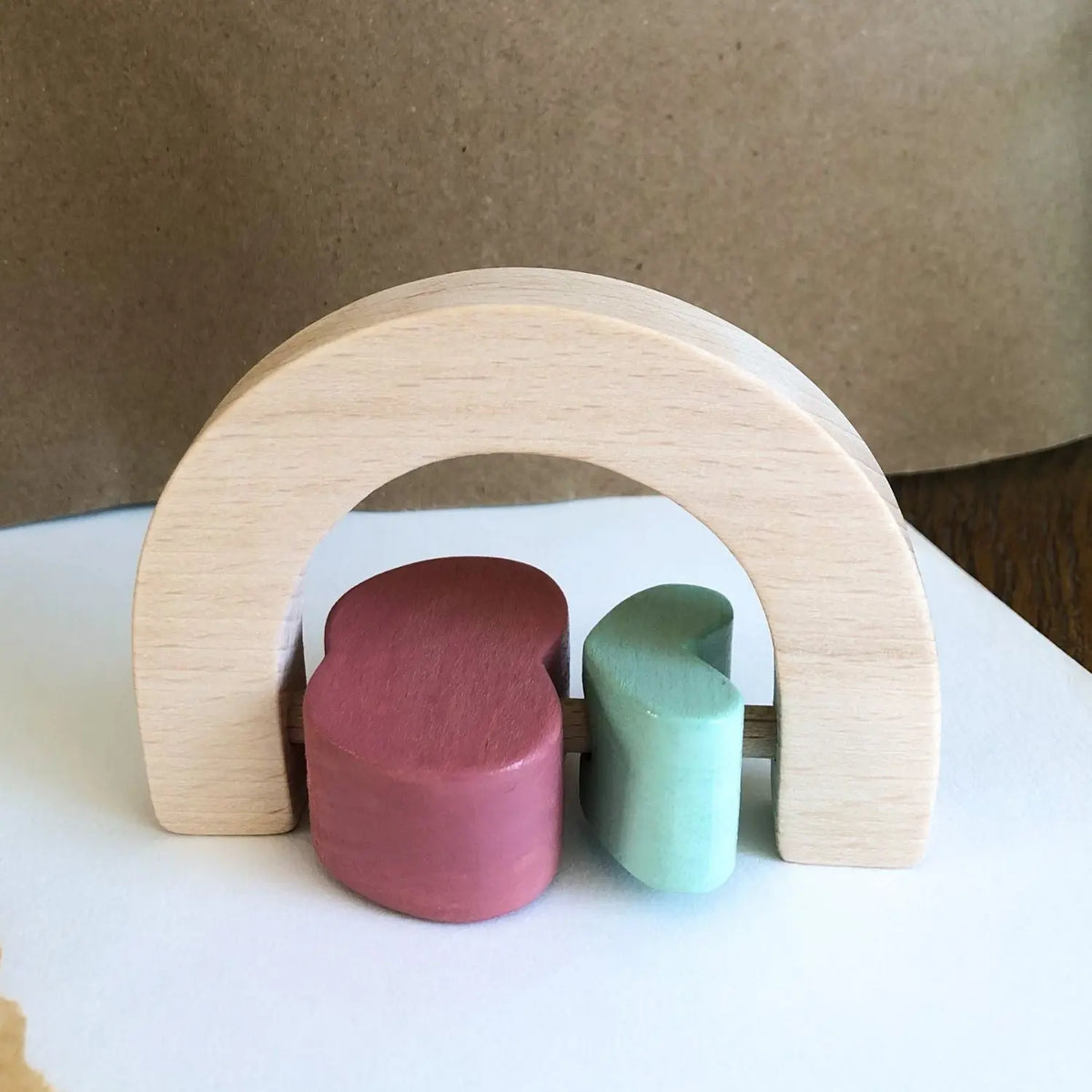 Hochet en bois pour bébé KMR Childwood FRUIT – Pomme