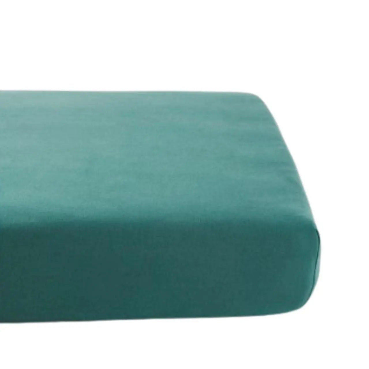 Drap housse en jersey de coton bio Kadolis pour lit bébé - Eucalyptus 