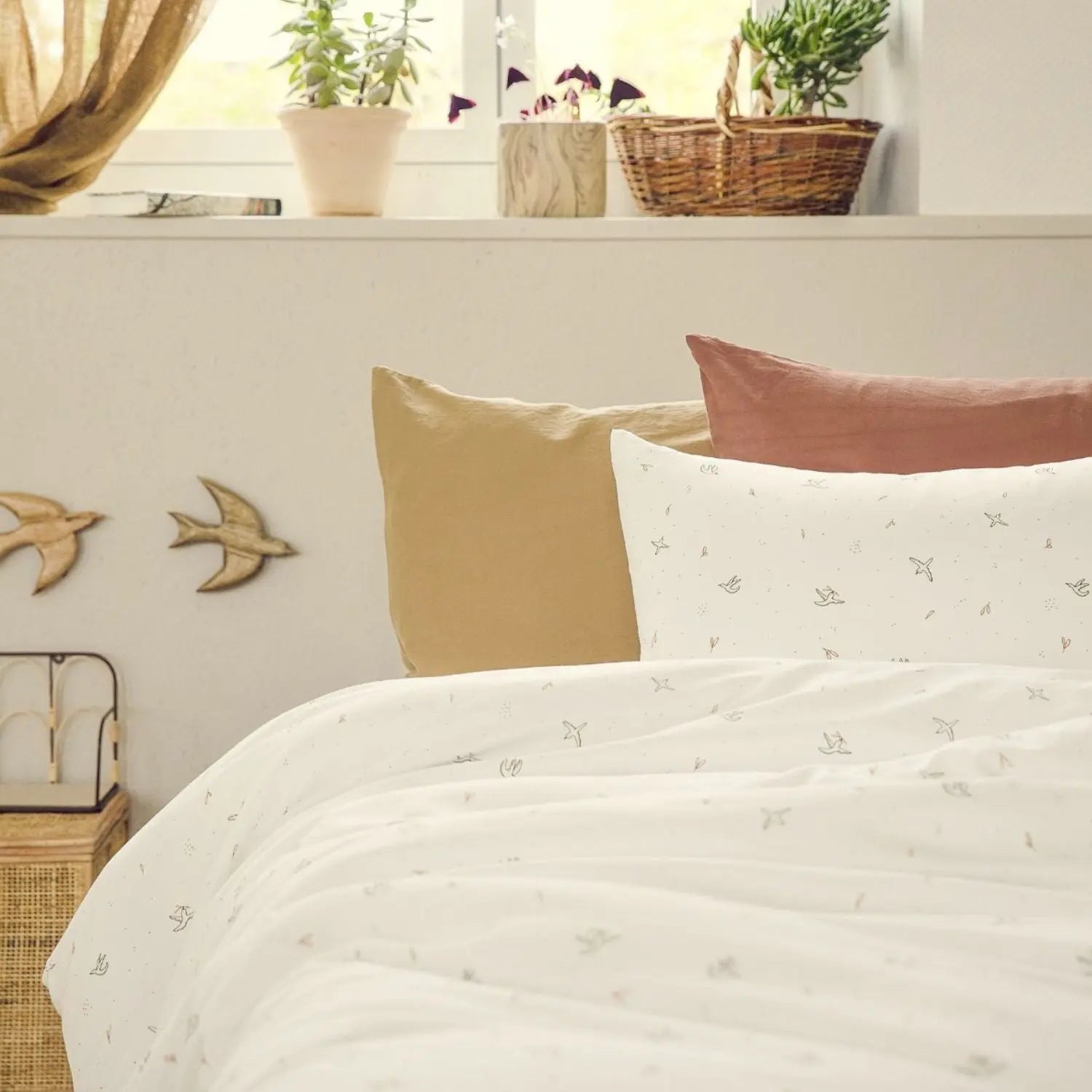 Housse de couette Coton Bio Kadolis - L'envolée 
