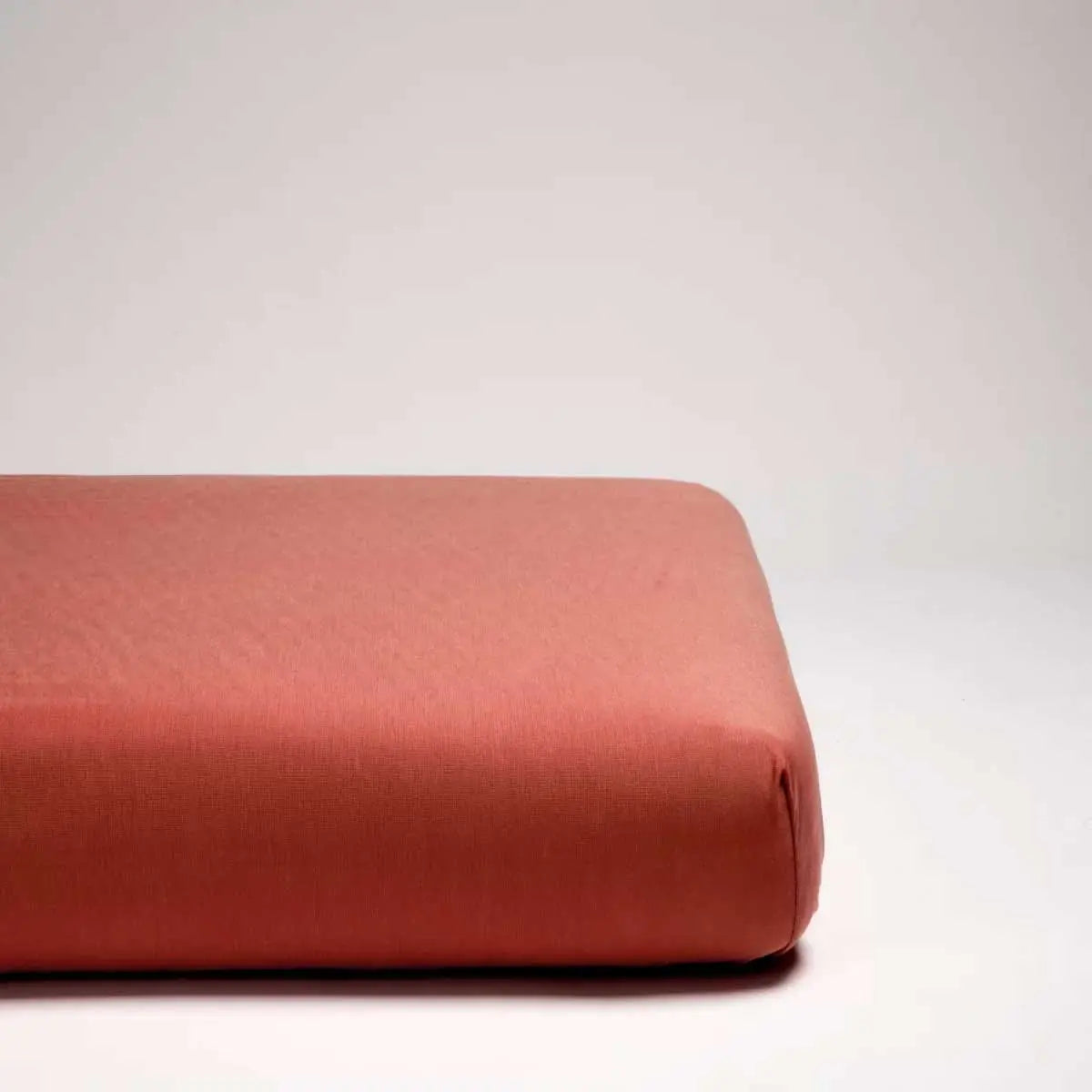 Alèse drap housse bébé 2 en 1 Kadolis Terracotta