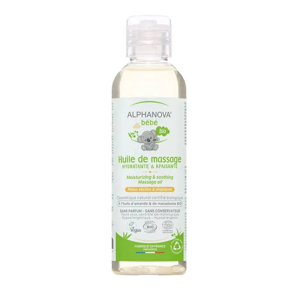 Huile de massage bio Alphanova