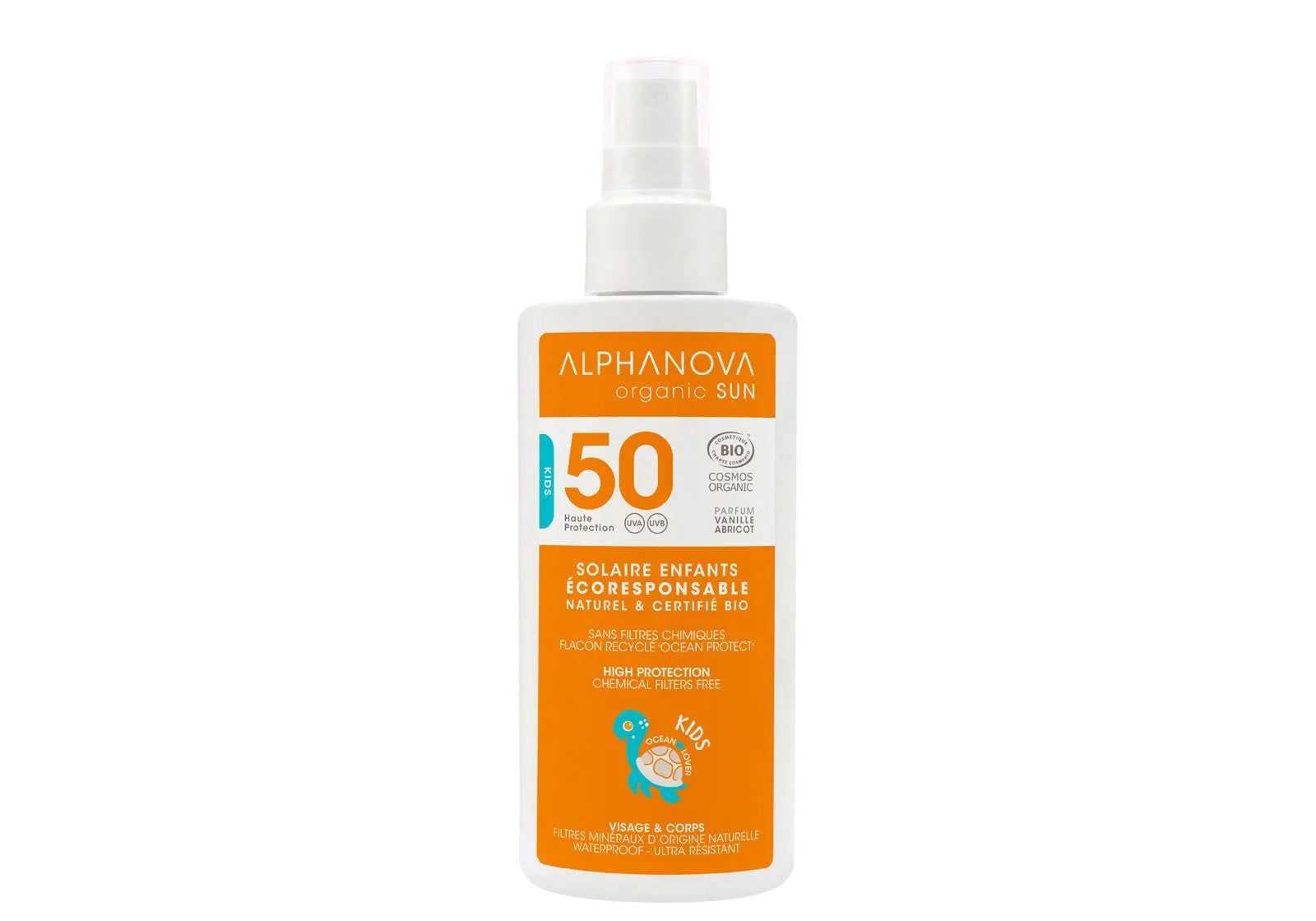 Spray solaire Kids Bio SPF 50 Alphanova Alphanova