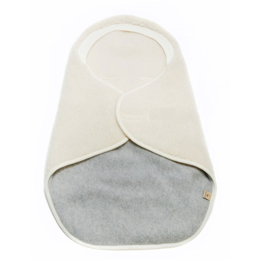 Couverture d'emmaillotage en laine Alwero Gris