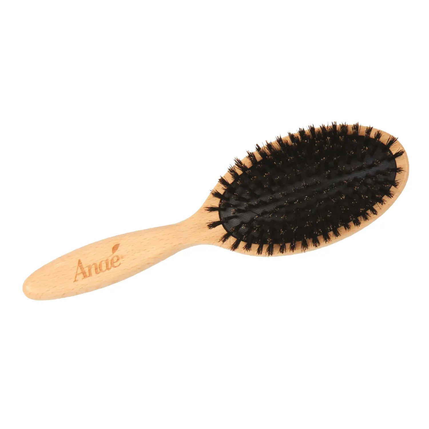 Brosse plate en poils de sanglier et bois FSC