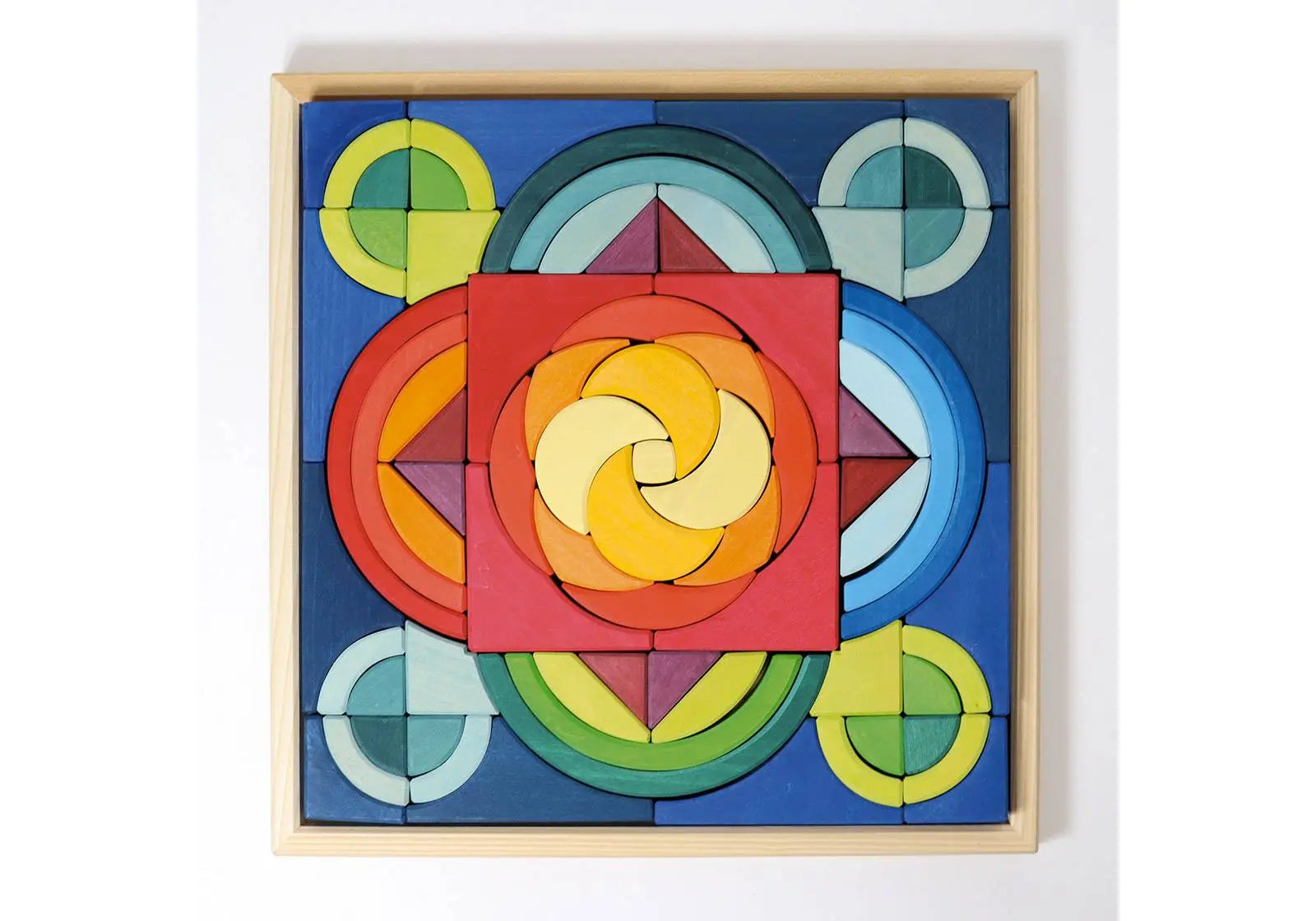 Set de construction d'arcs de cercle dans des carrés Grimm's