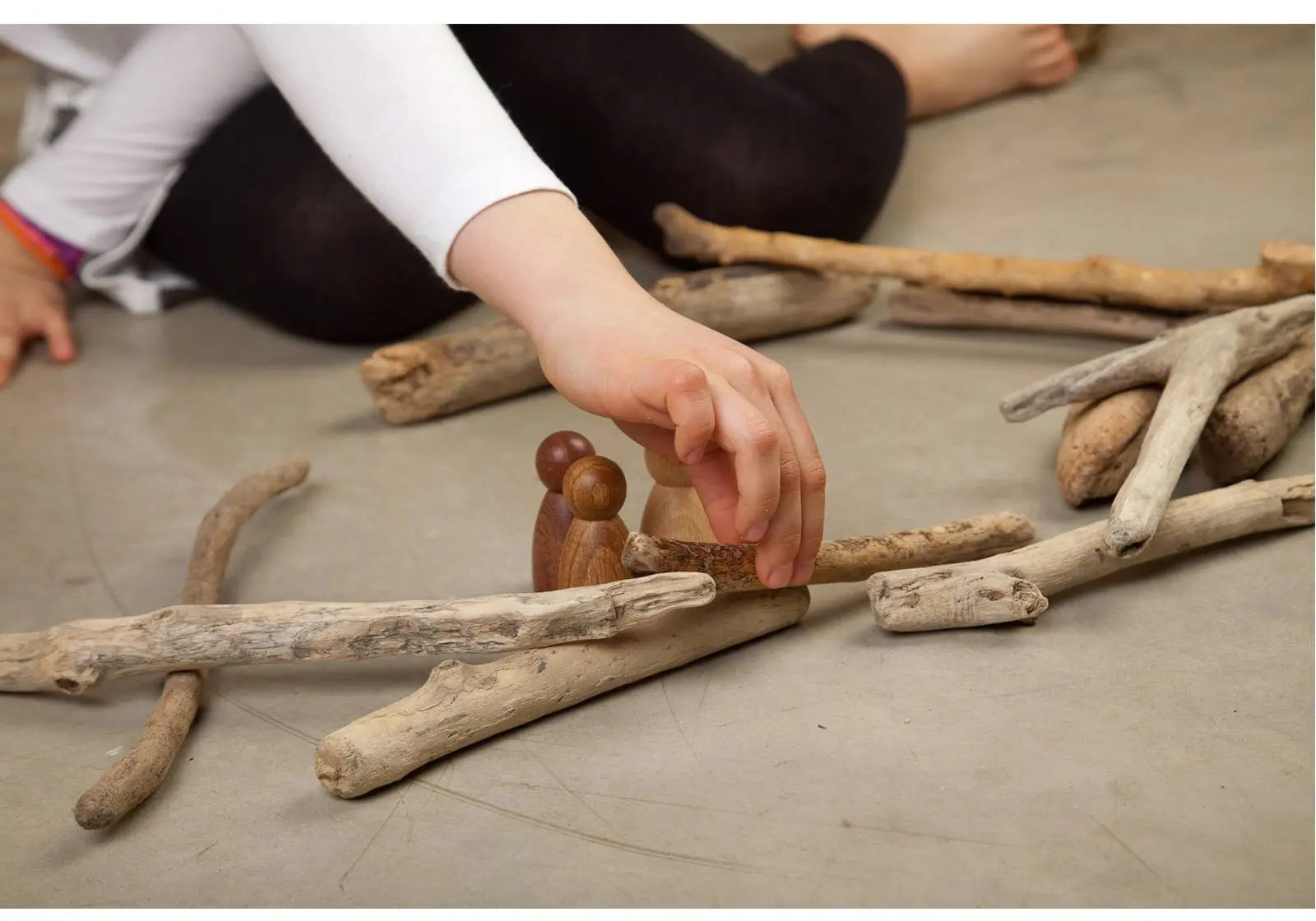 3 Nins en bois Grapat