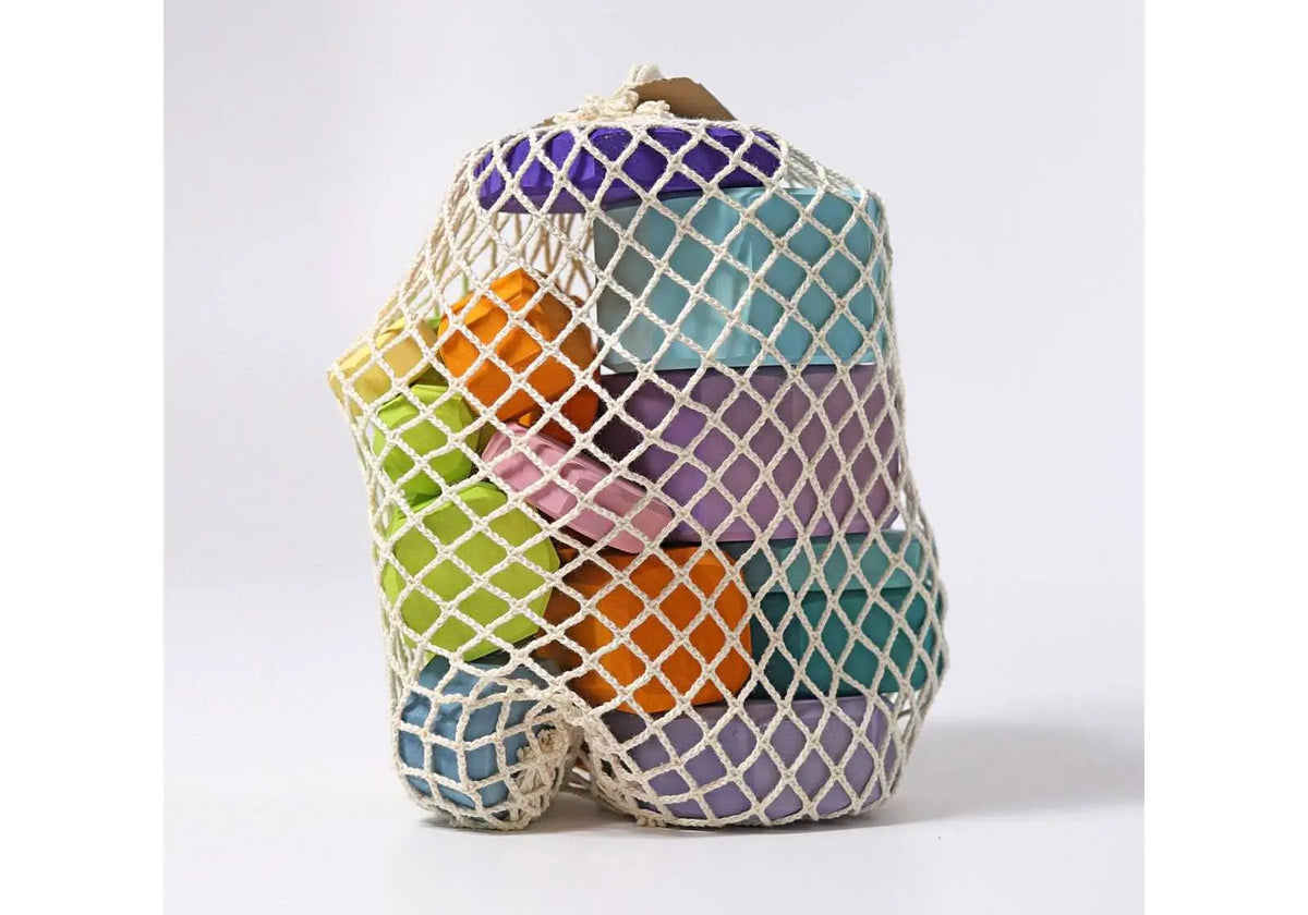 Blocs de construction en bois pastel Grimm's Grimms