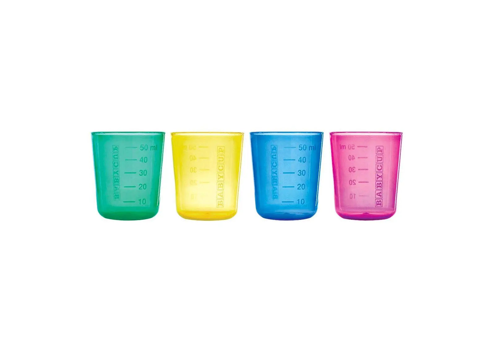 Lot de 4 Mini tasses Babycup - Multicolore - Lilinappy
