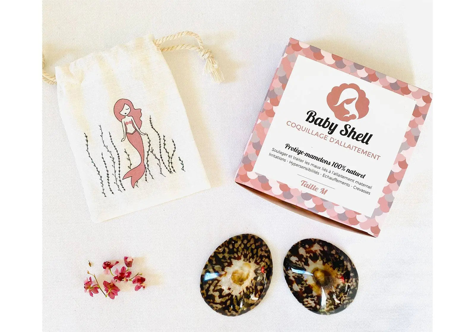 Lot de 2 coquillages d’Allaitement Baby Shell Lilinappy