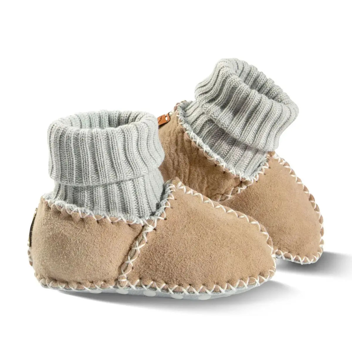 Chaussons Balu en peau d'agneau Naturel