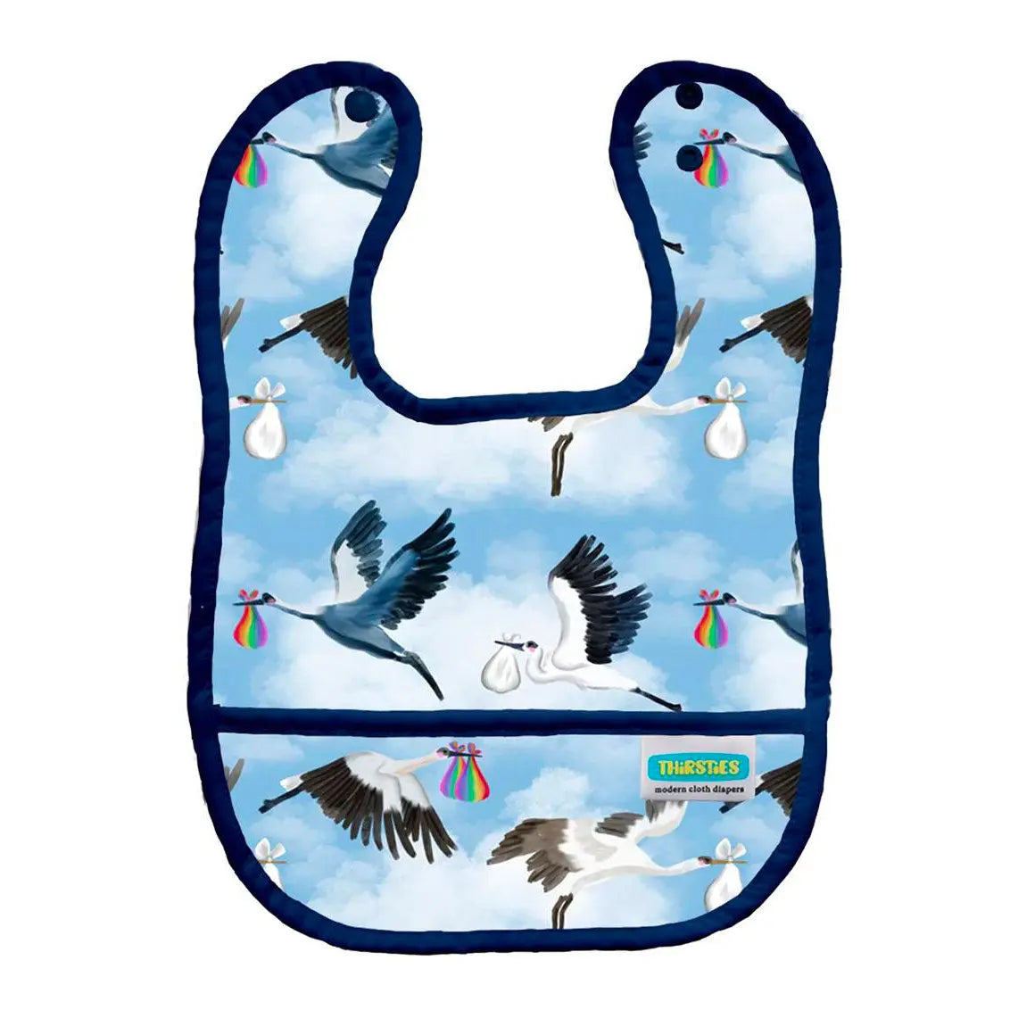 Bavoir imperméable à poche Thirsties