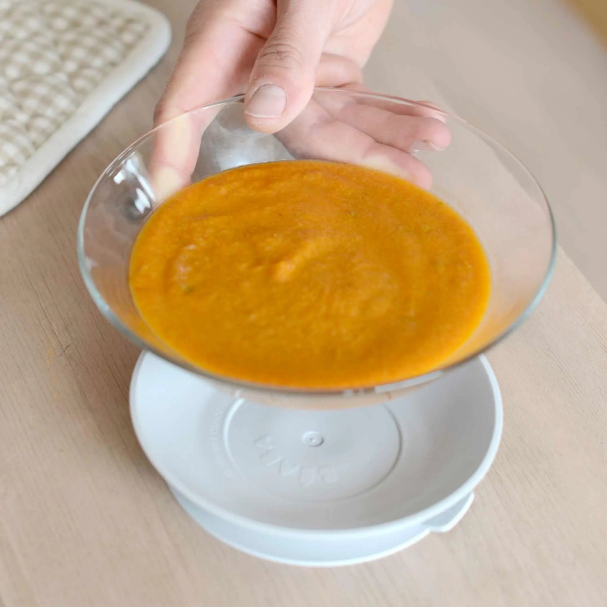 Coffret repas bébé en verre Béaba x Duralex - Barbe à papa 
