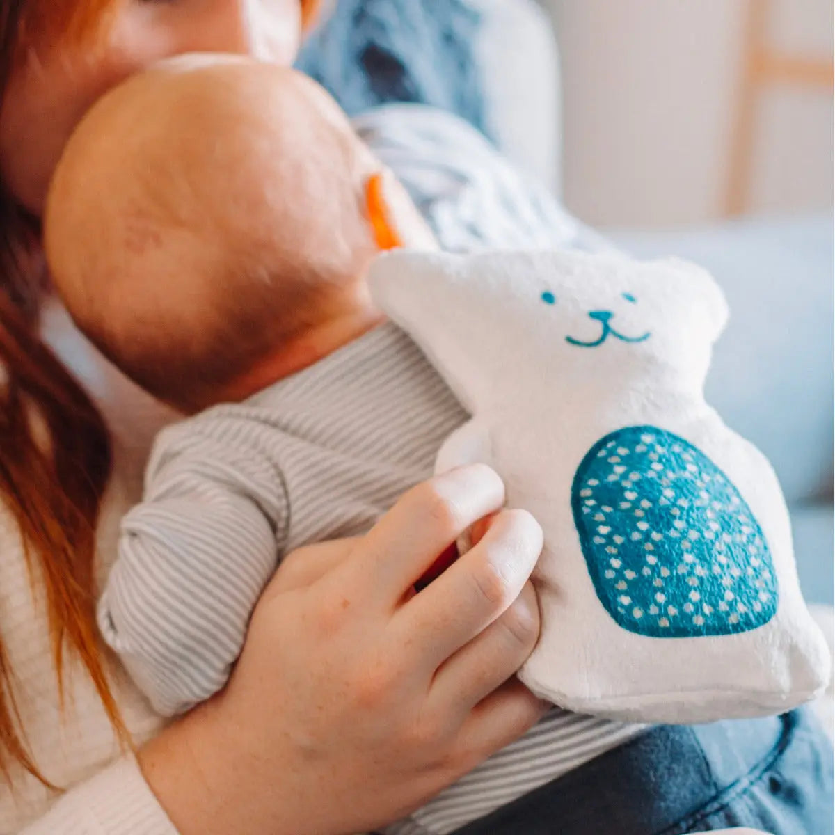 Bouillotte ourson thérapeutique Béké-Bobo - Feuilles vertes - Lilinappy