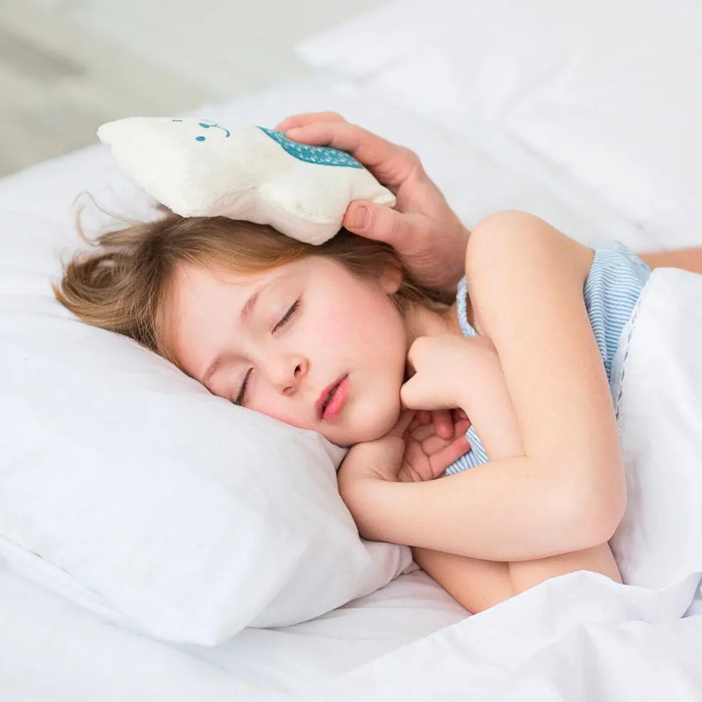 Bouillotte ourson thérapeutique Béké-Bobo - Feuilles vertes - Lilinappy