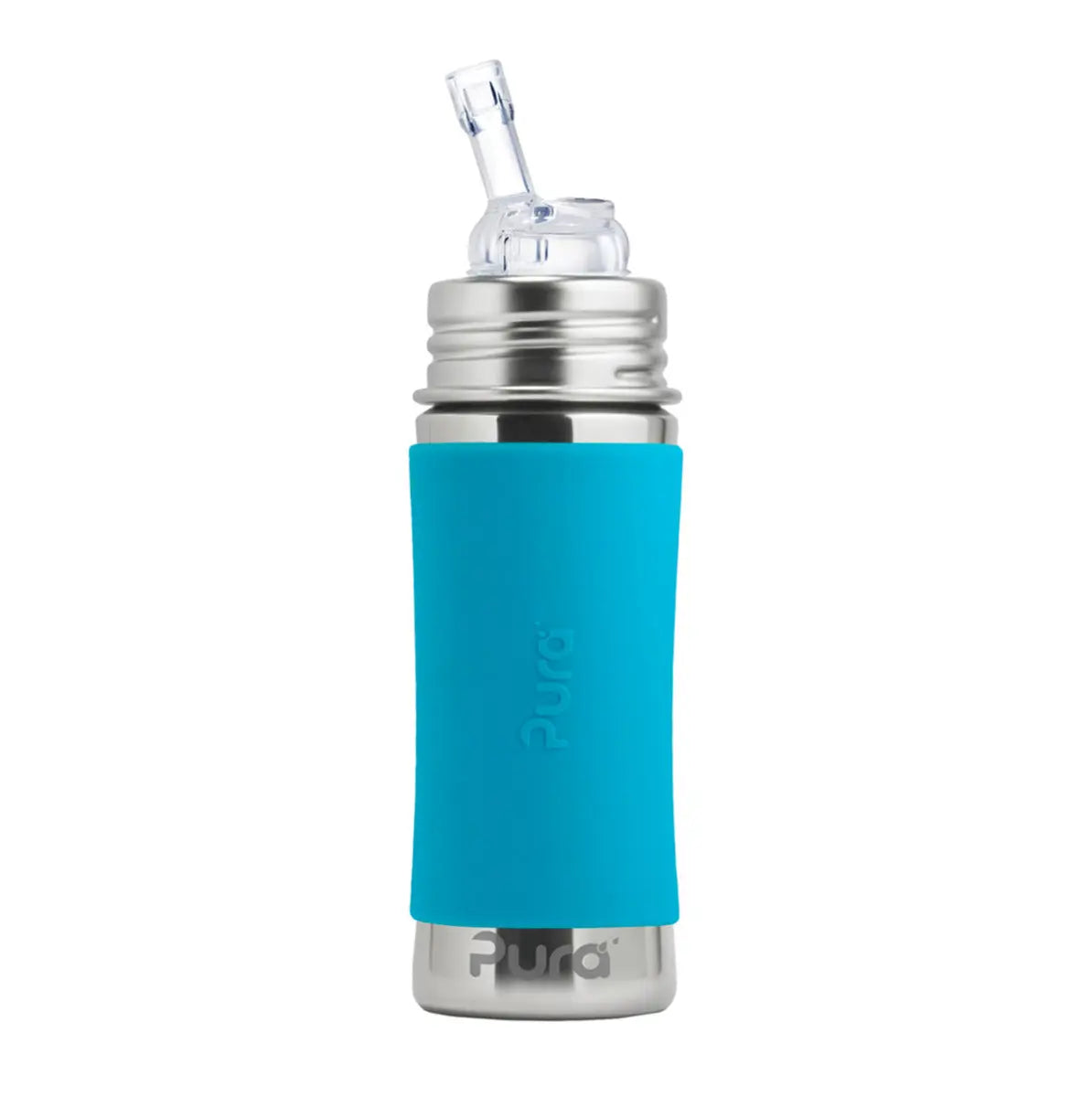 Gourde à paille Inox 325ml Pura Aqua