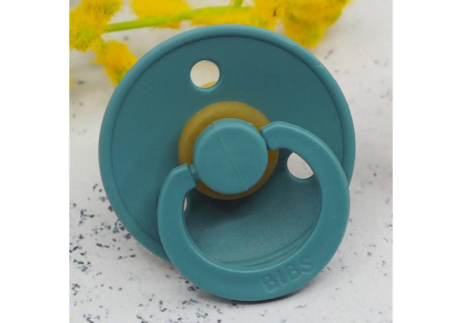 Tétine en caoutchouc naturel Bibs - Bleu étang