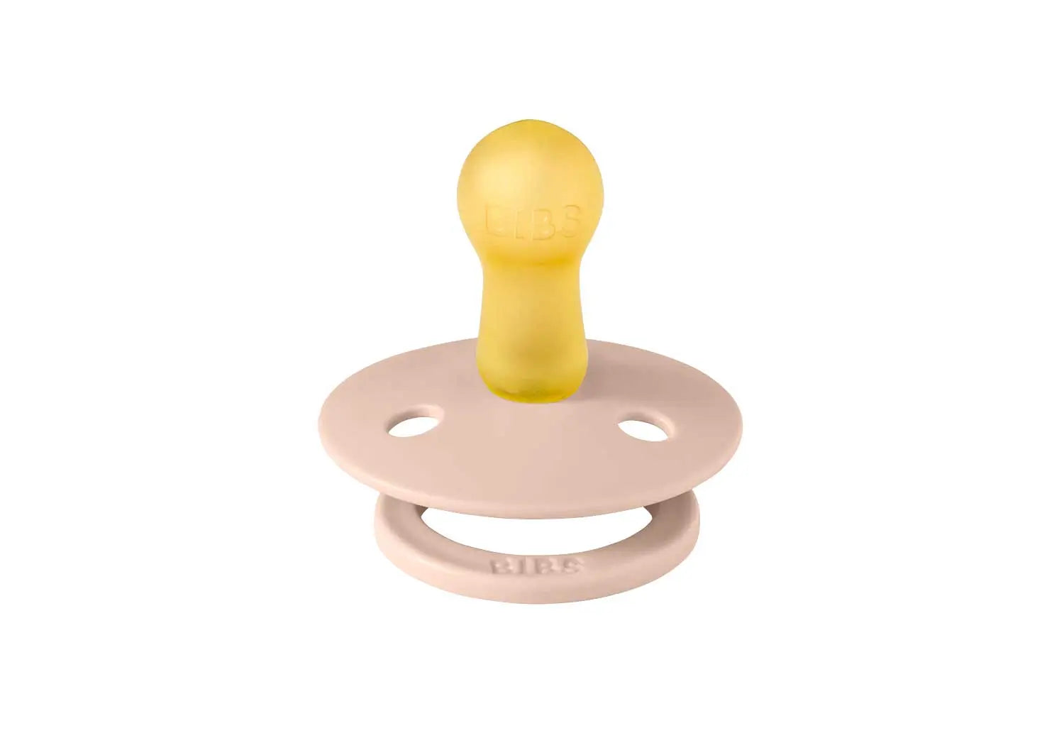 Lot de 2 tétines en caoutchouc naturel Bibs - Capel blush 