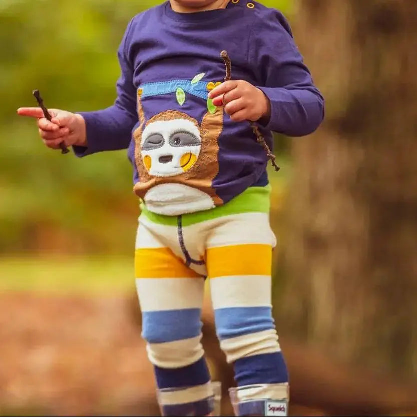 Leggings bébé Blade and Rose - Silas le paresseux - Lilinappy