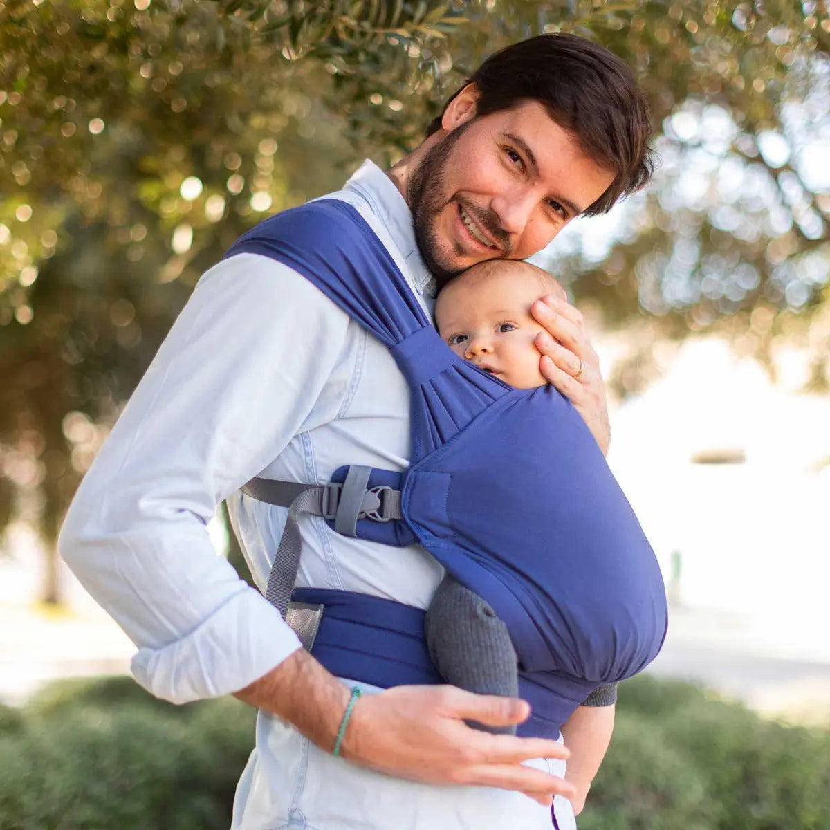 Porte-bébé hybride Boba Bliss - Bleu 