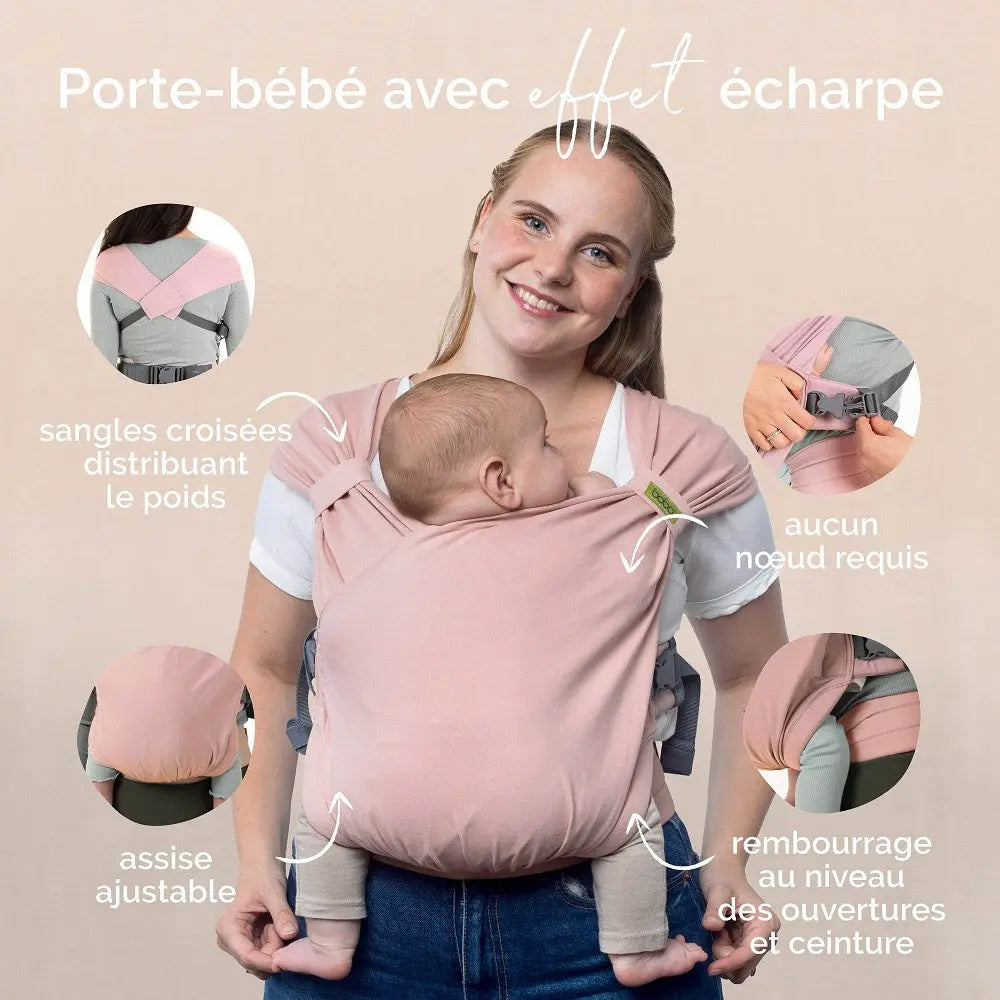 Porte-bébé hybride Boba Bliss - Bloom - Lilinappy