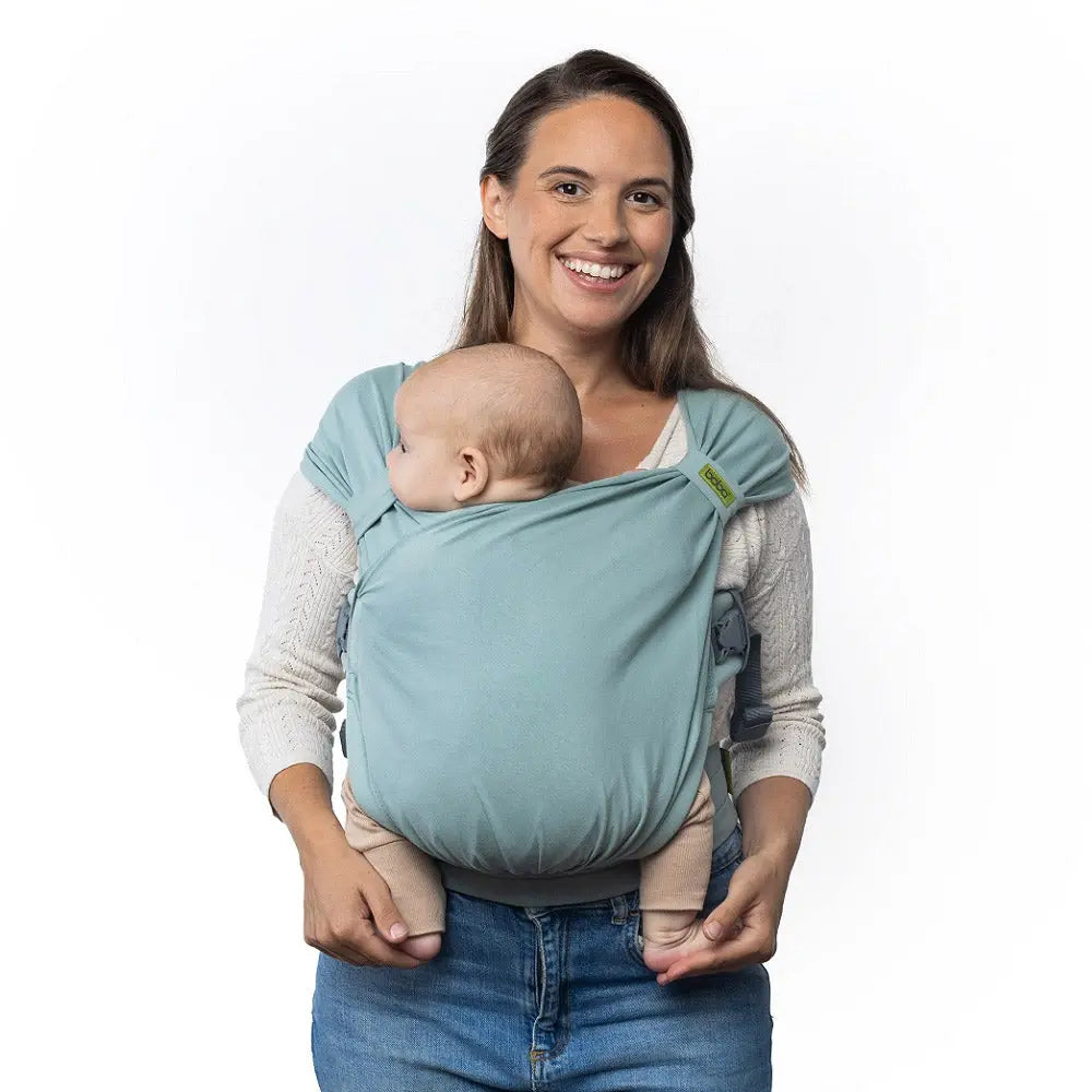 Porte-bébé hybride Boba Bliss - Sea mist - Lilinappy