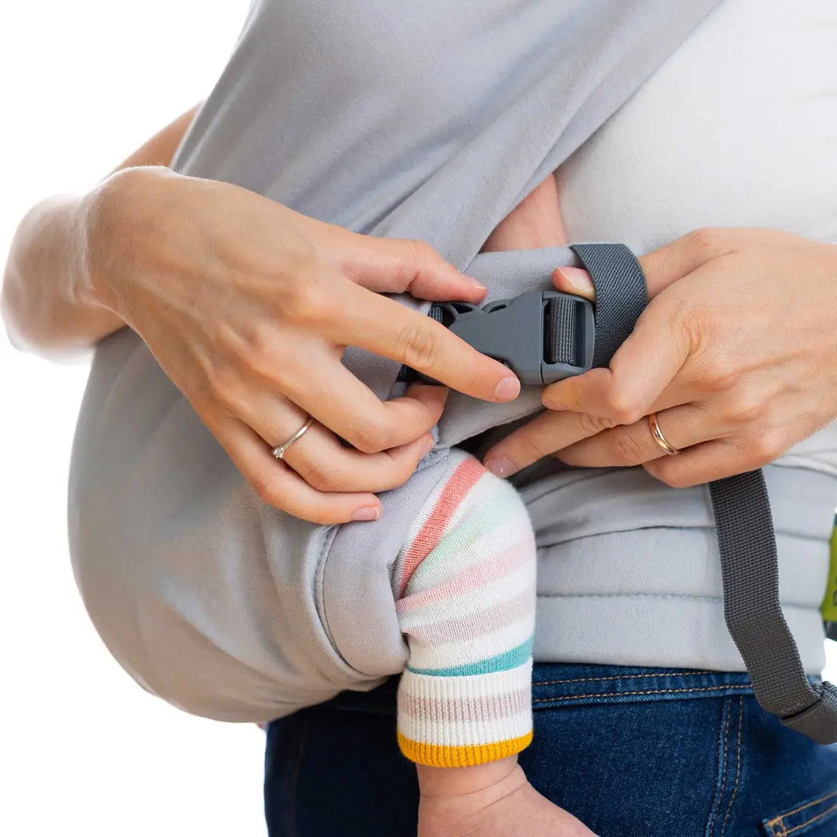 Porte-bébé hybride Boba Bliss - Gris 