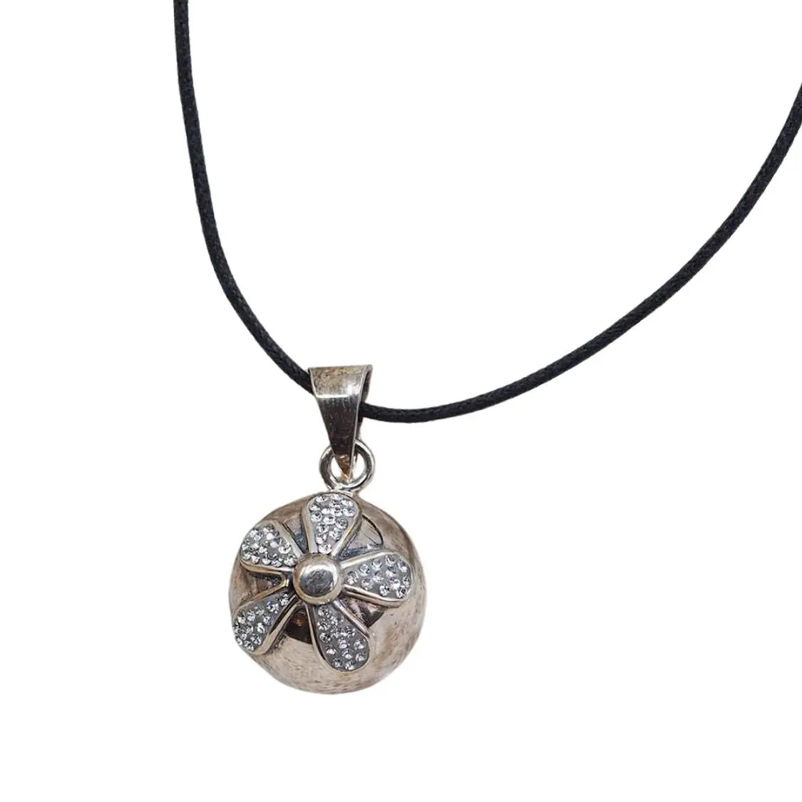 Bola de grossesse - Noir Fleur brillante - Lilinappy