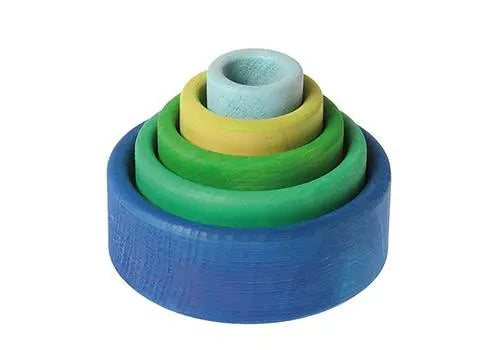 Set bols en bois Grimm's - OceanBlue