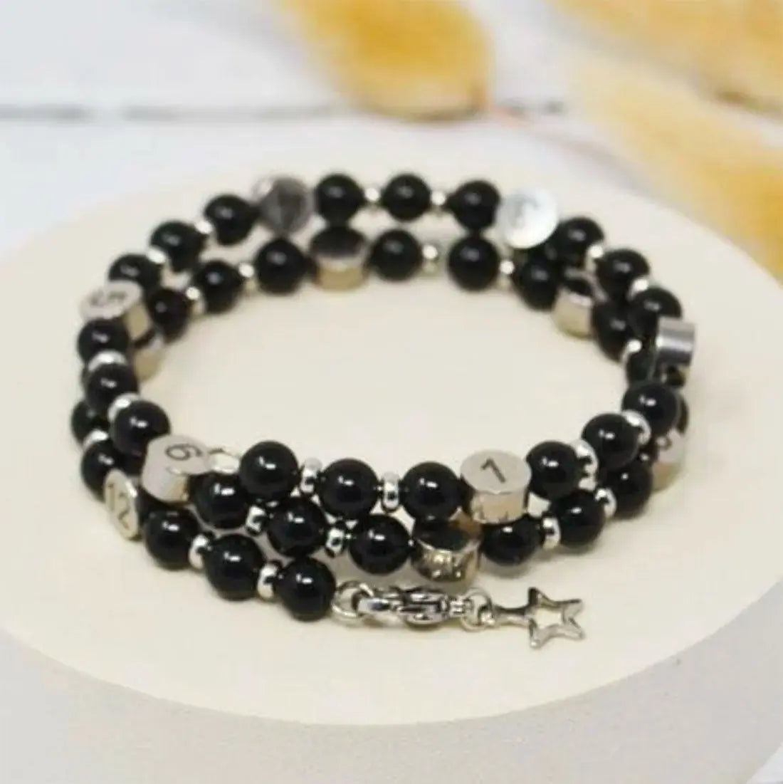 Bracelet d'allaitement Irréversible Bijoux - Obsidienne