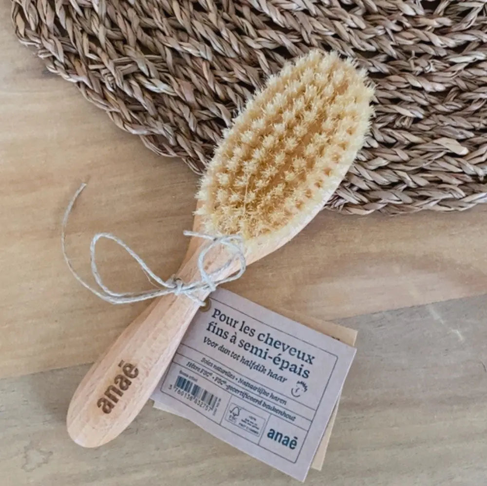 Brosse à cheveux enfant Anaé - Soies naturelles 