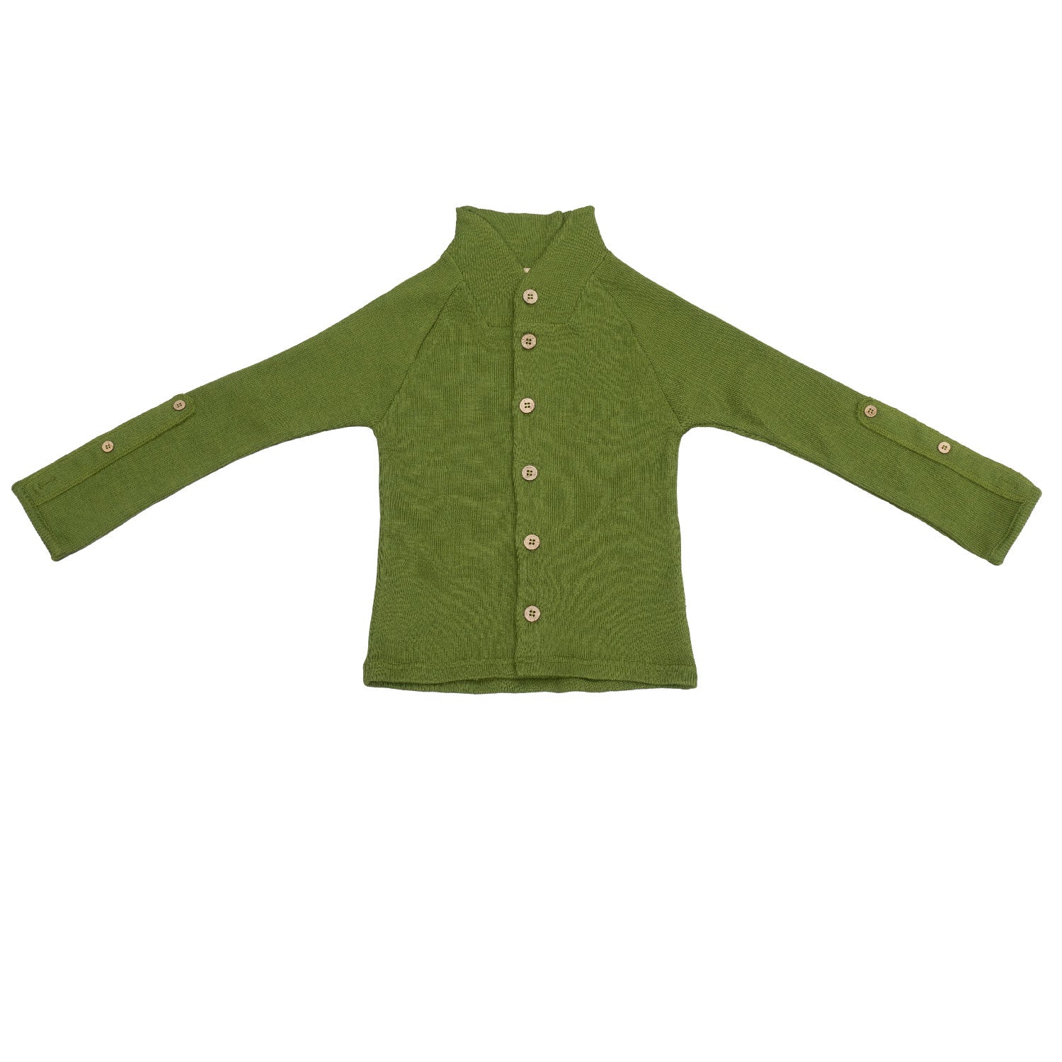 Gilet évolutif avec col en laine mérinos remontant Manymonths - Lilinappy