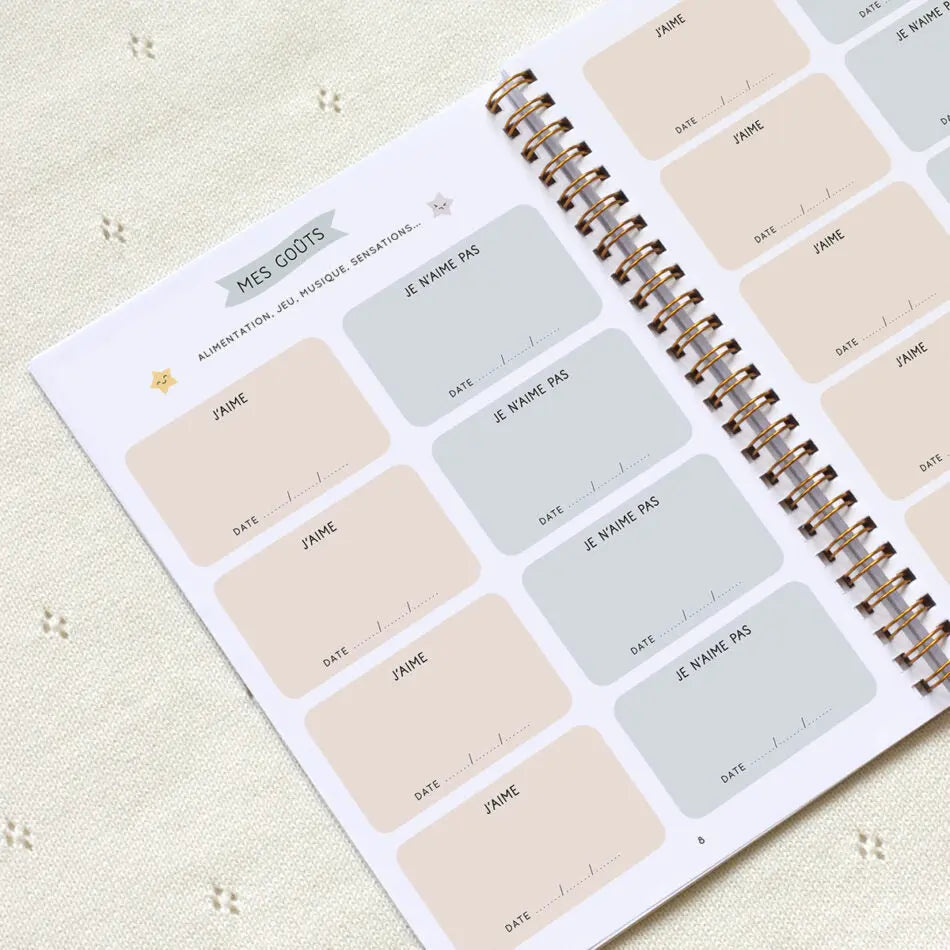 Carnet de liaison parents-nounou Zü - Lilinappy