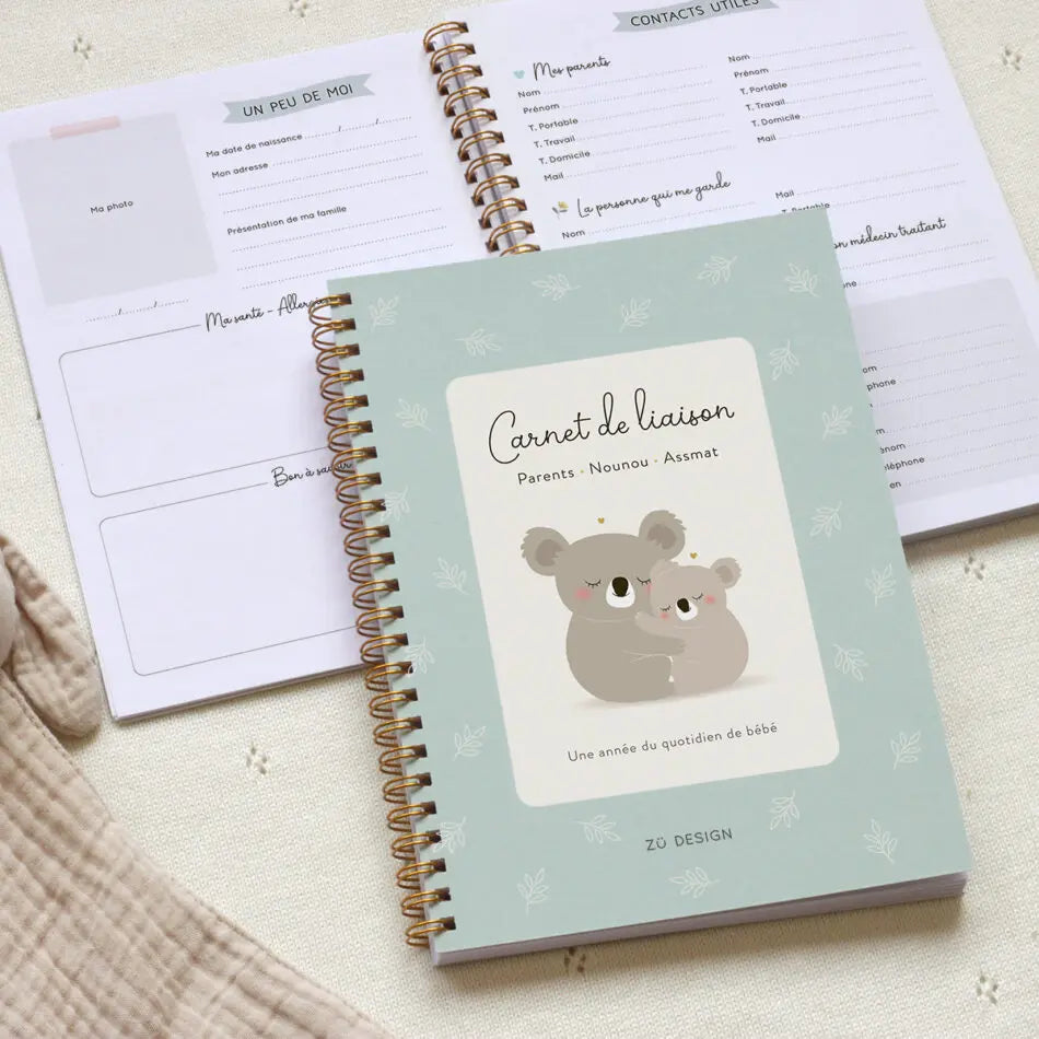Carnet de liaison parents-nounou Zü - Lilinappy