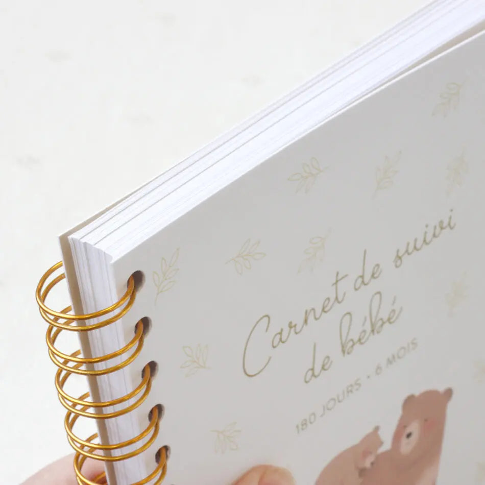 Carnet de suivi des premiers jours Zü 0-6mois Ours - Lilinappy