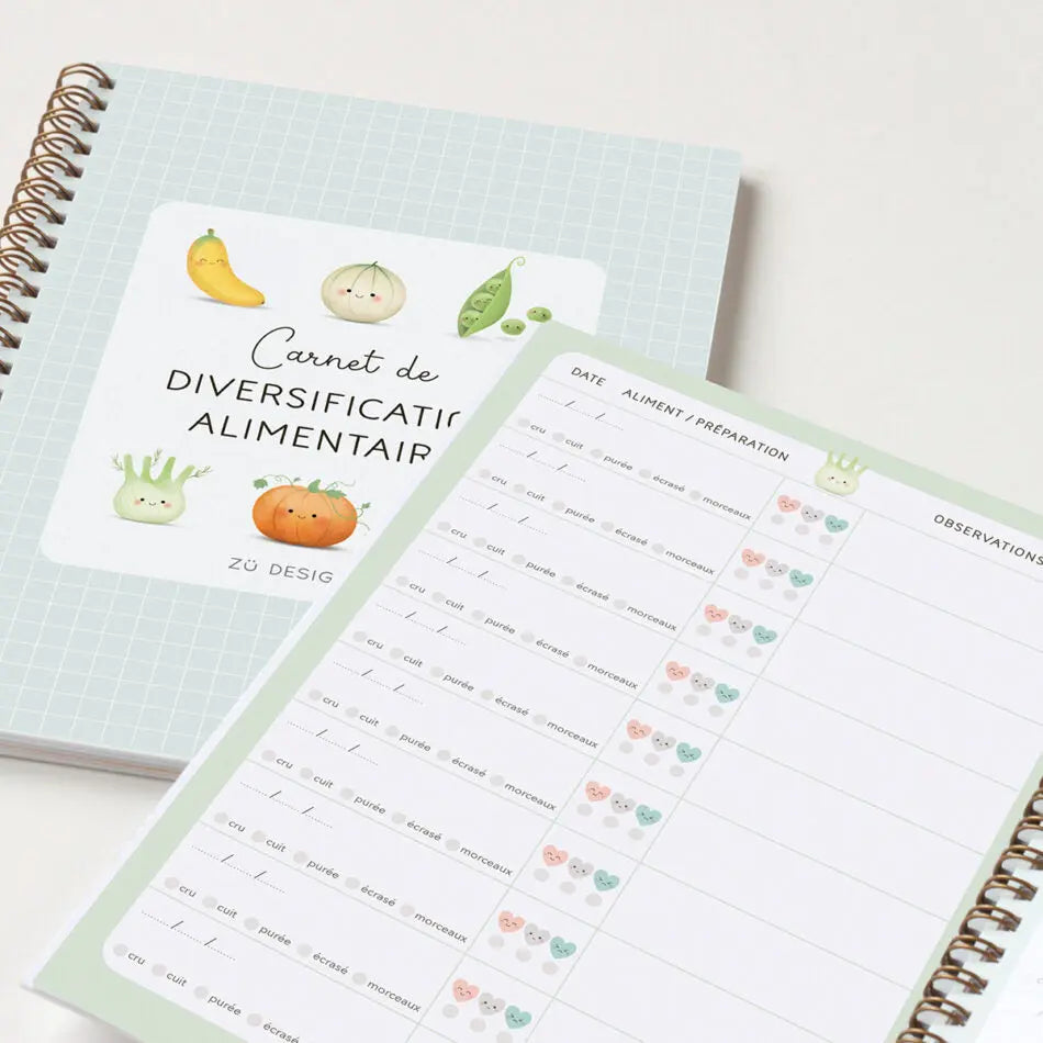Carnet de diversification alimentaire Zü 