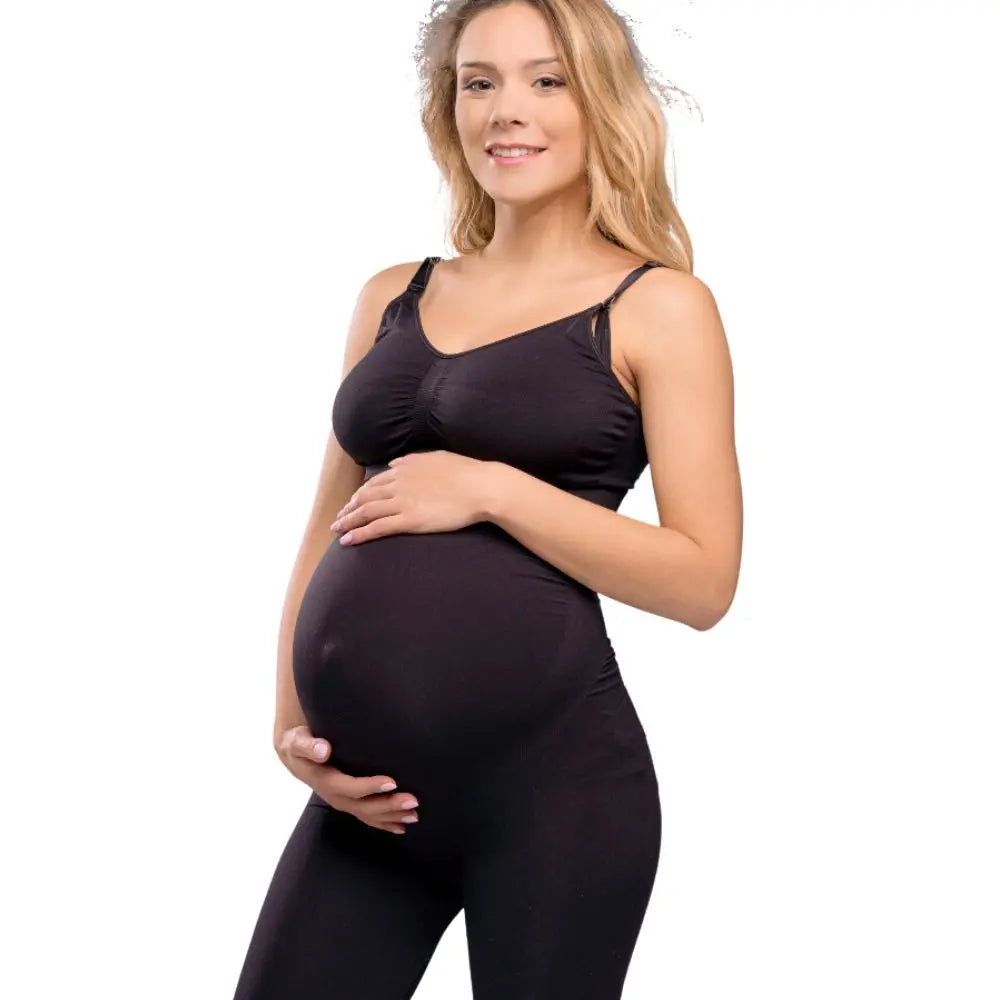 Leggings de grossesse à mémoire de forme noir Carriwell