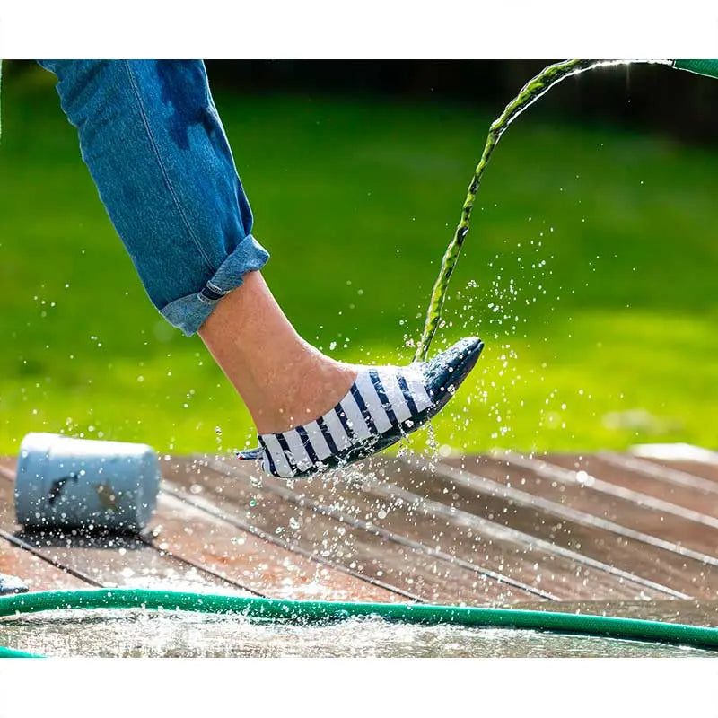 Chaussons souples pour l'été Les Pas Petits - Marin 