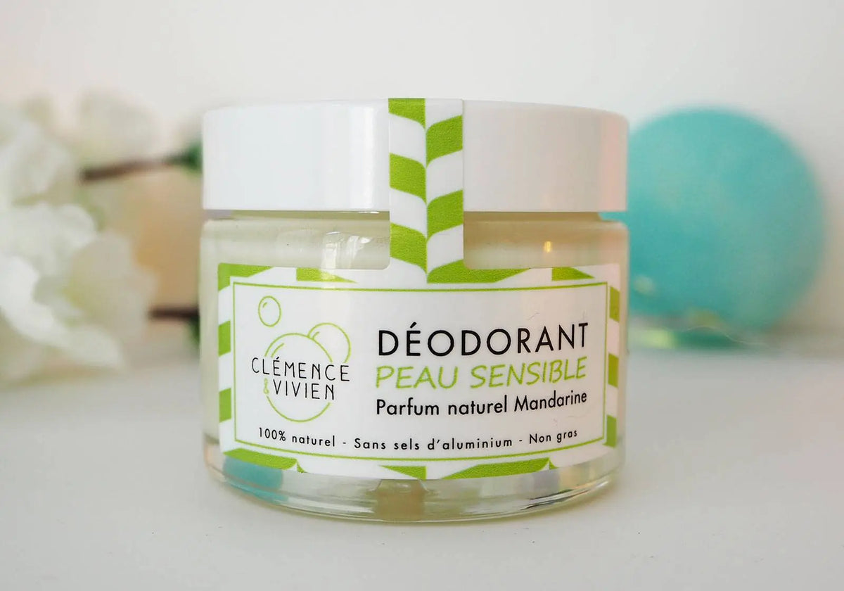 Déodorant naturel Peau sensible Mandarine Clémence & Vivien