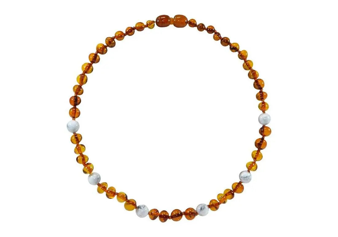 Collier d'ambre Baroque multicolore 
