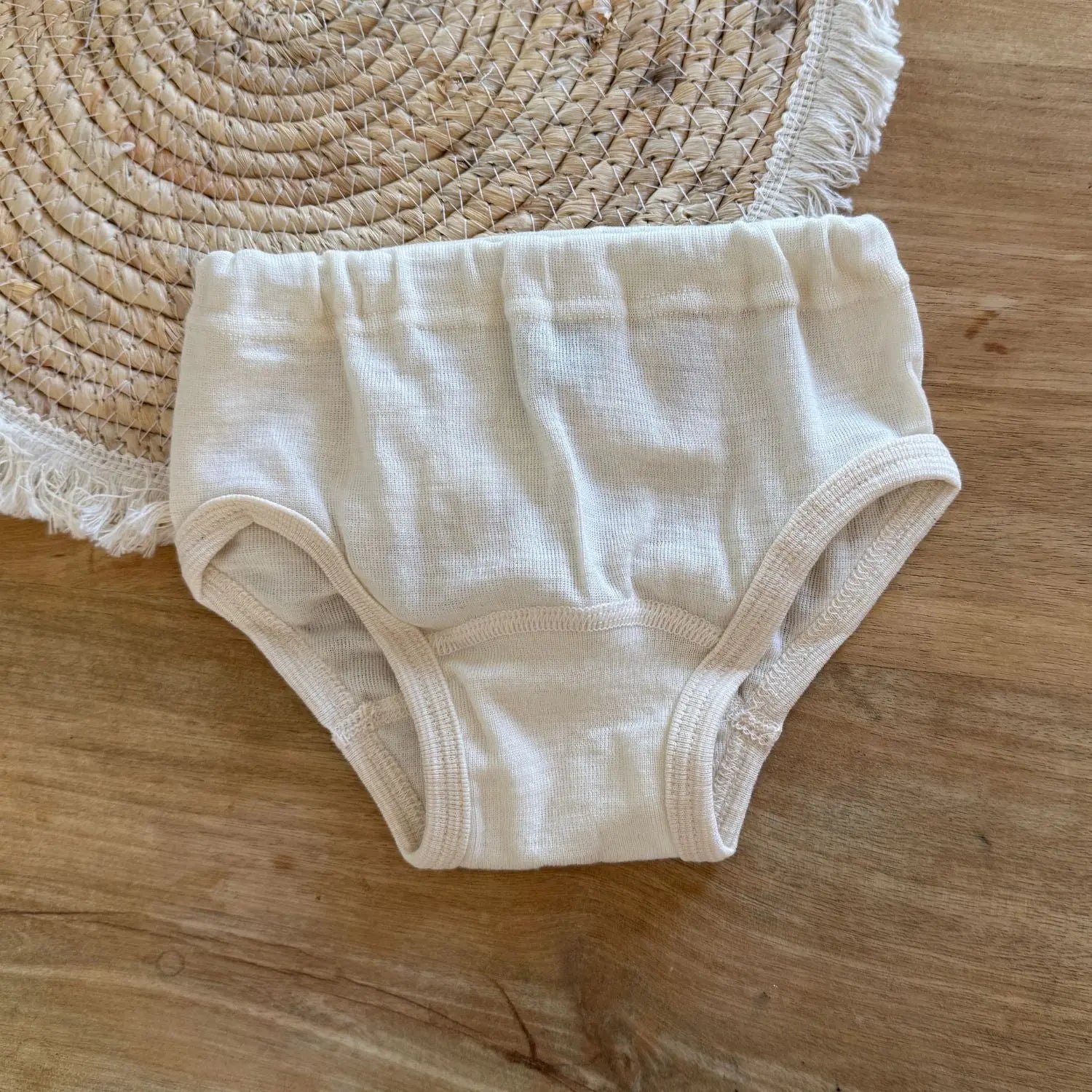 Culotte enfant en laine & soie cosilana -  Naturel 