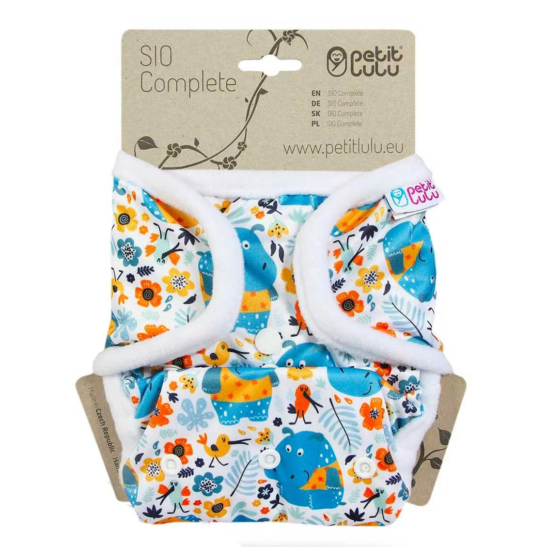 Couche lavable Tout-En-2 Petit Lulu à pressions