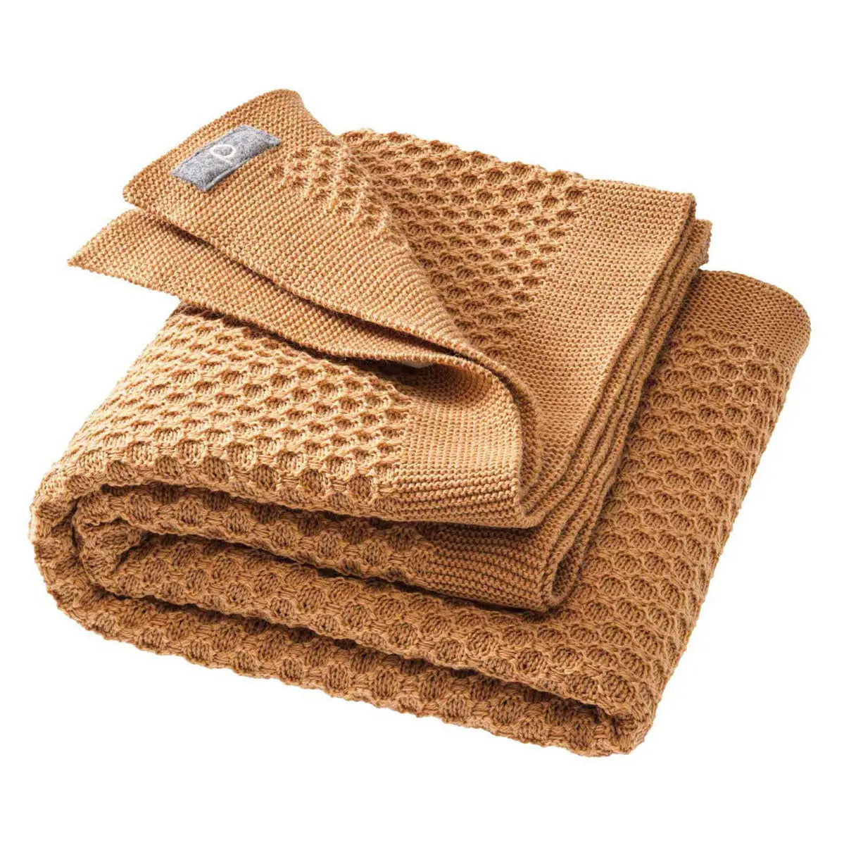 Couverture en laine pour bébé Disana Caramel